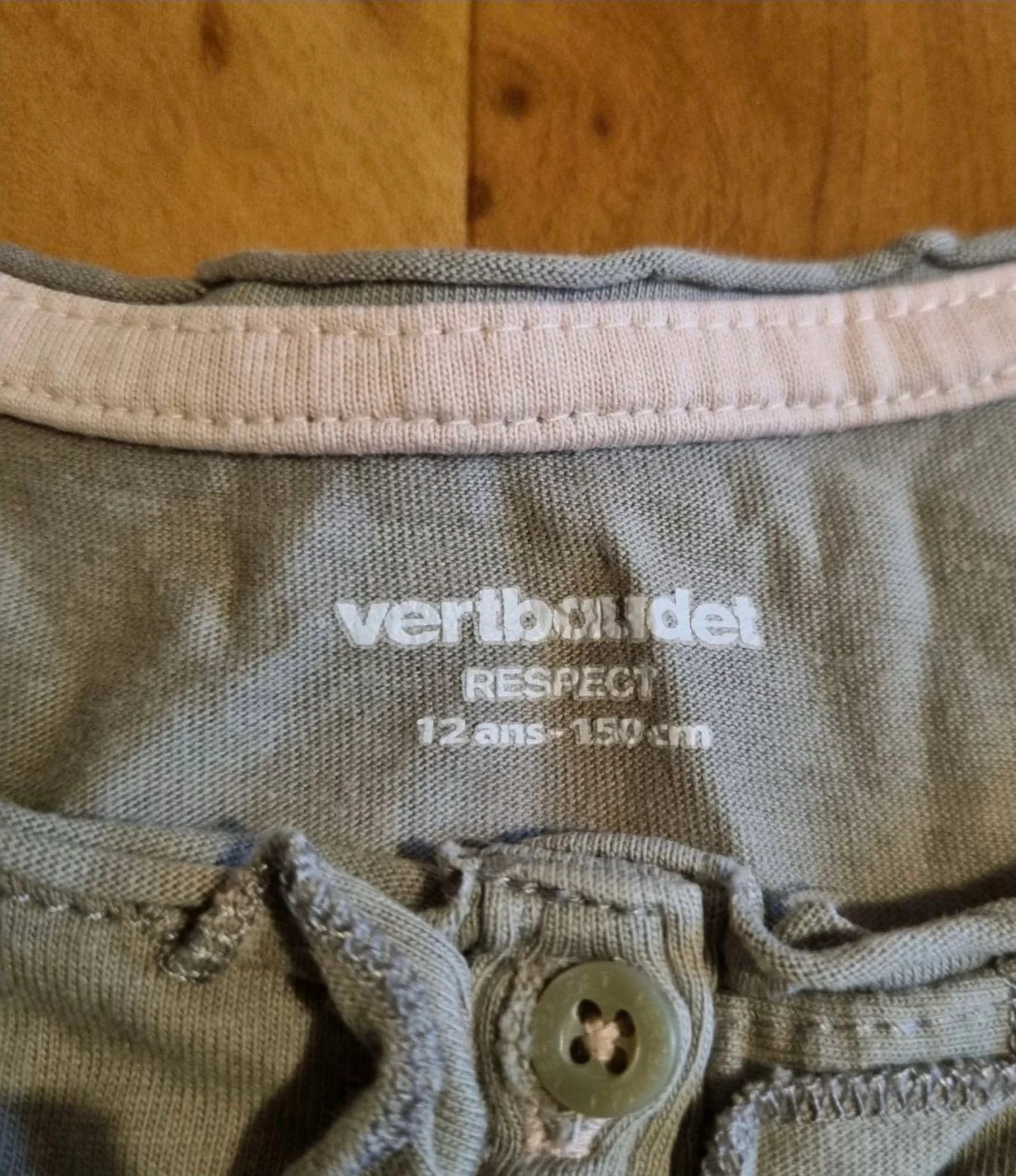 tanktop meisje grijs Verbaudet maat 12 jaar – photo 2